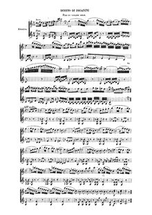 Partition complète, Sonata en C Major, Paganini, Niccolò par Niccolò Paganini