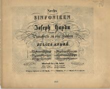 Partition couverture couleur, Symphony No. 104, London/Salomon, D Major