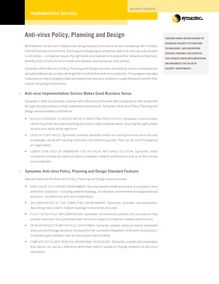 Anti-virus Policy, Planning and Design