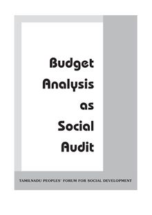 2002 Budget Analysis as Social Audit.p65