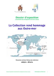 Dossier d exposition "La collection rend hommage aux Outre-mer"