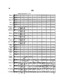 Partition , Andante malincolico, Symphony No. 2, Op.16 De Fire Temperamenter