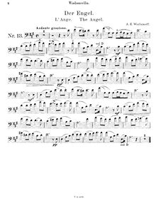Partition de violoncelle, chansons et Romances, Романсы и песни, полное собрание par Aleksandr Varlamov