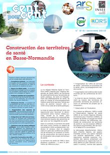 Construction des territoires de santé en  Basse-Normandie  
