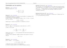 Sujet : Algèbre, Matrices et déterminants, Généralités sur les matrices