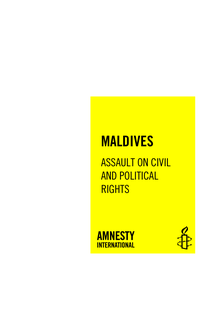 Rapport d Amnesty International sur les attaques aux droits politiques et civils aux Maldives