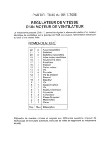 Bureau d études I 2006 Génie Mécanique et Conception Université de Technologie de Belfort Montbéliard