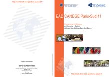 EAD CANEGE Paris-Sud 11
