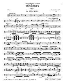 Partition viole de gambe, Serenade pour flûte et cordes, A minor