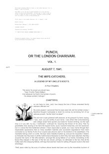 Punch, or the London Charivari, Volume 1, August 7, 1841