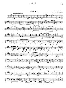 Partition viole de gambe 2, corde Sextet, Davydov, Karl