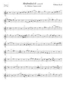 Partition ténor viole de gambe 1, octave aigu clef, Gradualia II