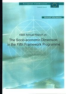 1999 Annual Report on The Socio-economic Dimension in the Fifth Framework Programme