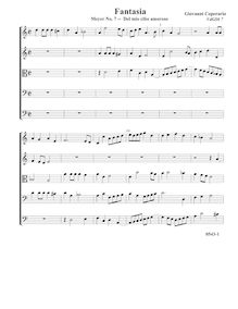 Partition complète (Tr Tr A B B), Fantasia pour 5 violes de gambe, RC 30