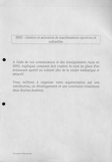 Gestion du corps 2003 Université de Technologie de Belfort Montbéliard