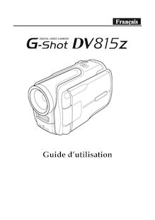 Notice Camescope numérique Genius KYE Systems  G-Shot DV815z