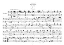 Partition complète, Kinderball, Op.130, Schumann, Robert