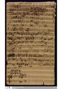Partition complète, Sinfonia concertante en D major, D major, Molter, Johann Melchior