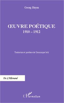Oeuvre poétique 1910-1912