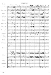 Partition Prélude, Carmen, Opéra-comique en quatre actes, Bizet, Georges