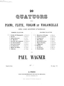 Partition de piano, quatuor No.17, Motifs de  Les martyrs 