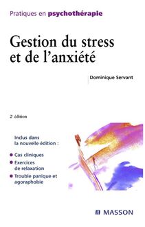 Gestion du stress et de l anxiété