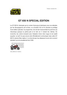 GT 650 N SPECIAL EDITION