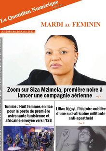 Le Quotidien Numérique d’Afrique n°2008 - du mardi 16 août 2022