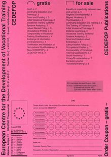 Cedefop Publications 1996