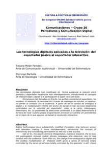 Comunicaciones – Grupo 20 Periodismo y Comunicación Digital ...