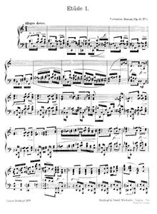 Partition , Allegro deciso, 6 Études, Sechs Etüden für Klavier6 Études pour le Piano