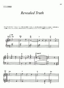Partition de musique revealed Truth de FF10