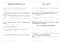 Mathématiques 1 2003 Classe Prepa MP Concours Centrale-Supélec