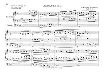 Partition No.3: Andante, 3 Compositions pour orgue, Op.3, Stebbins, George Waring