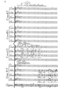 Partition , Christe eleison, Missa à 16 voci en Quattro Cori, C major
