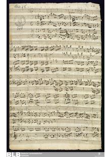 Partition complète, violon Concerto en F major, F major, Molter, Johann Melchior