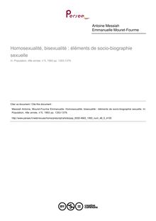 Homosexualité, bisexualité : éléments de socio-biographie sexuelle - article ; n°5 ; vol.48, pg 1353-1379