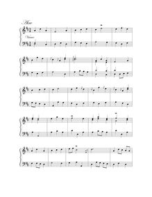 Partition Aire (Vivace), Sonata en D major, Pepusch, John Christopher
