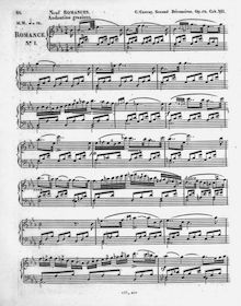 Partition No.7 - Neuf Romances, Second Décameron Musical Op.175
