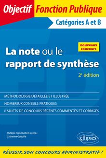 La note ou le rapport de synthèse - 2e édition