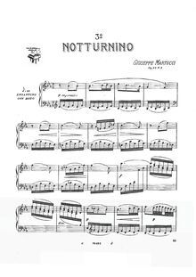 Partition No.3 en E♭, Notturnini, Op.42, Martucci, Giuseppe