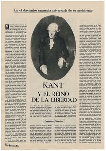 Kant y el reino de la libertad