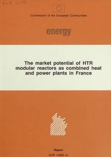 The market potential of HTR modular reactors as combined heat and power plants in France