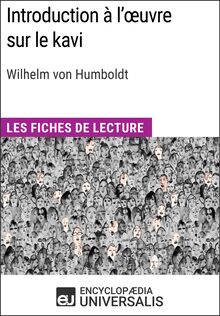 Introduction à l œuvre sur le kavi de Wilhelm von Humboldt