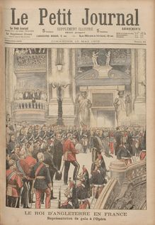 LE PETIT JOURNAL SUPPLEMENT ILLUSTRE  N° 651 du 10 mai 1903