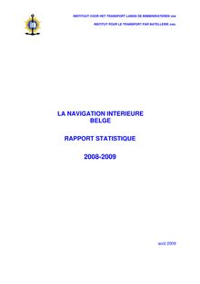 rapport statistique 2008-2009