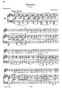 Partition , Therese (D major, original key), 6 chansons, Brahms, Johannes