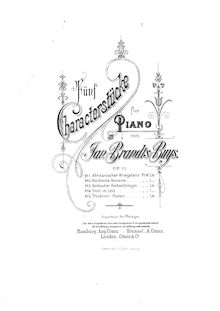 Partition , Trost im Leid, 5 Charakterstücke, Op.11, Brandts Buys, Jan