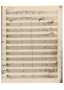 Partition , (unnamed mouvement), Concerto en F major, HWV 335b, F major