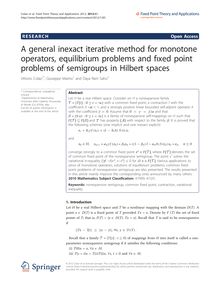 A general inexact iterative method for monotone operators, equilibrium problems and fÄ±xed point problems of semigroups in Hilbert spaces